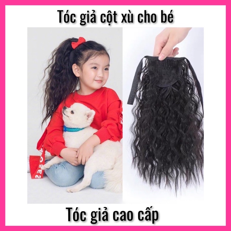 tóc  giả cho bé tóc cột xù xinh bé gái ☘️freeship ☘️