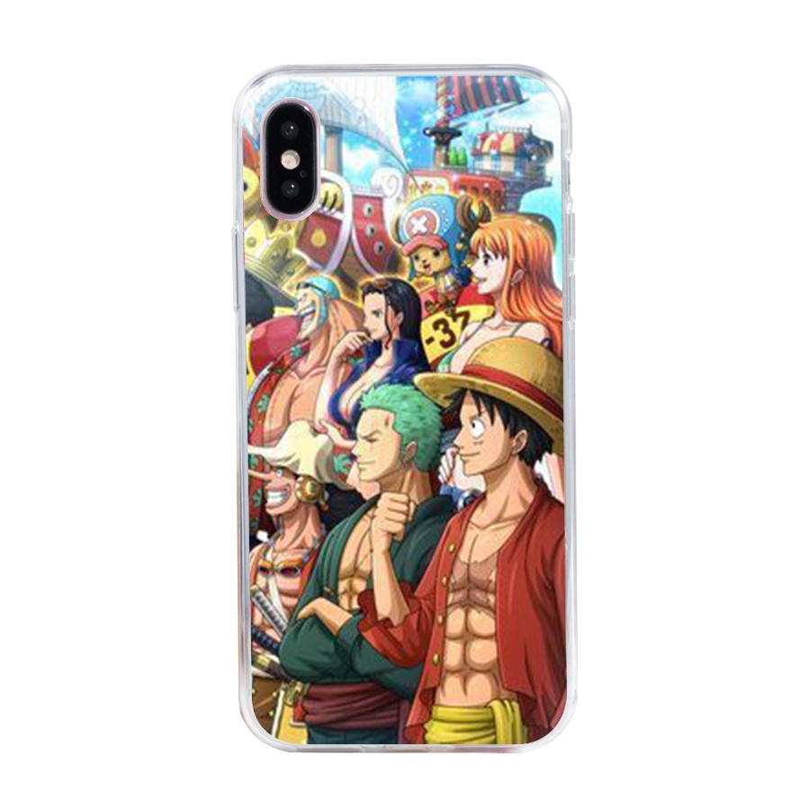 Ốp Điện Thoại TPU Silicon Mềm Hình Anime One Piece Cho iphone x iphone xs 11 pro