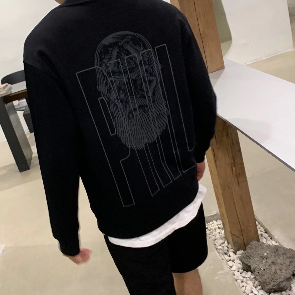 Áo sweater nỉ cotton dày dặn dài tay nam cao cấp ANSW103 | BigBuy360 - bigbuy360.vn