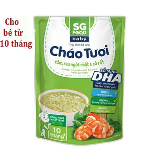 Cháo baby tôm rau ngót Nhật và cà rốt