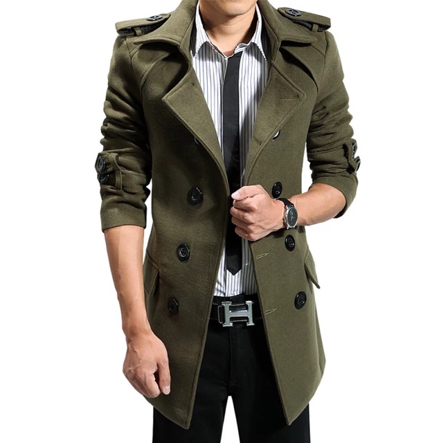 ÁO DẠ MANGTO NAM DÁNG DÀI