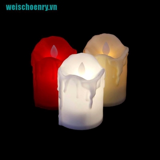Weisr♪1 Đèn Led Hình Cây Nến Chạy Bằng Pin, Dùng Cho Tiệc Cưới, Giáng Sinh