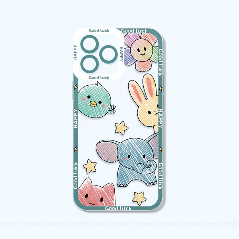 Ốp Điện Thoại Họa Tiết Hoạt Hình Đôi Mắt Thiên Thần Kiểu Graffiti Cho iPhone 14 13 12 11 Pro Max SE2020 X XR Xs Max 7 8 6 6s Plus