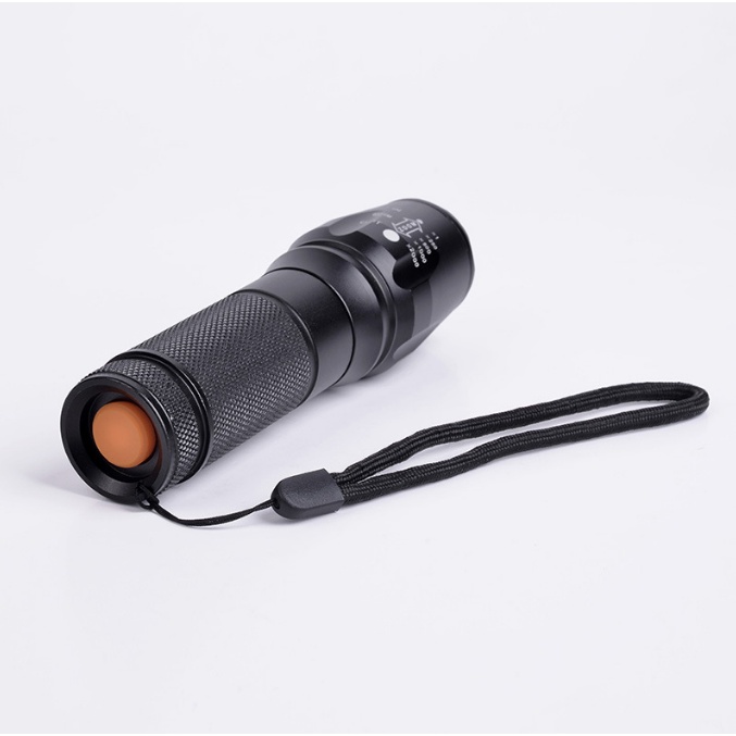 Đèn Pin Siêu Sáng UltraFire Led Cree XML T6 Cao Cấp Hợp Kim Chống Nước Pin Có Thể Sạc Lại Full box