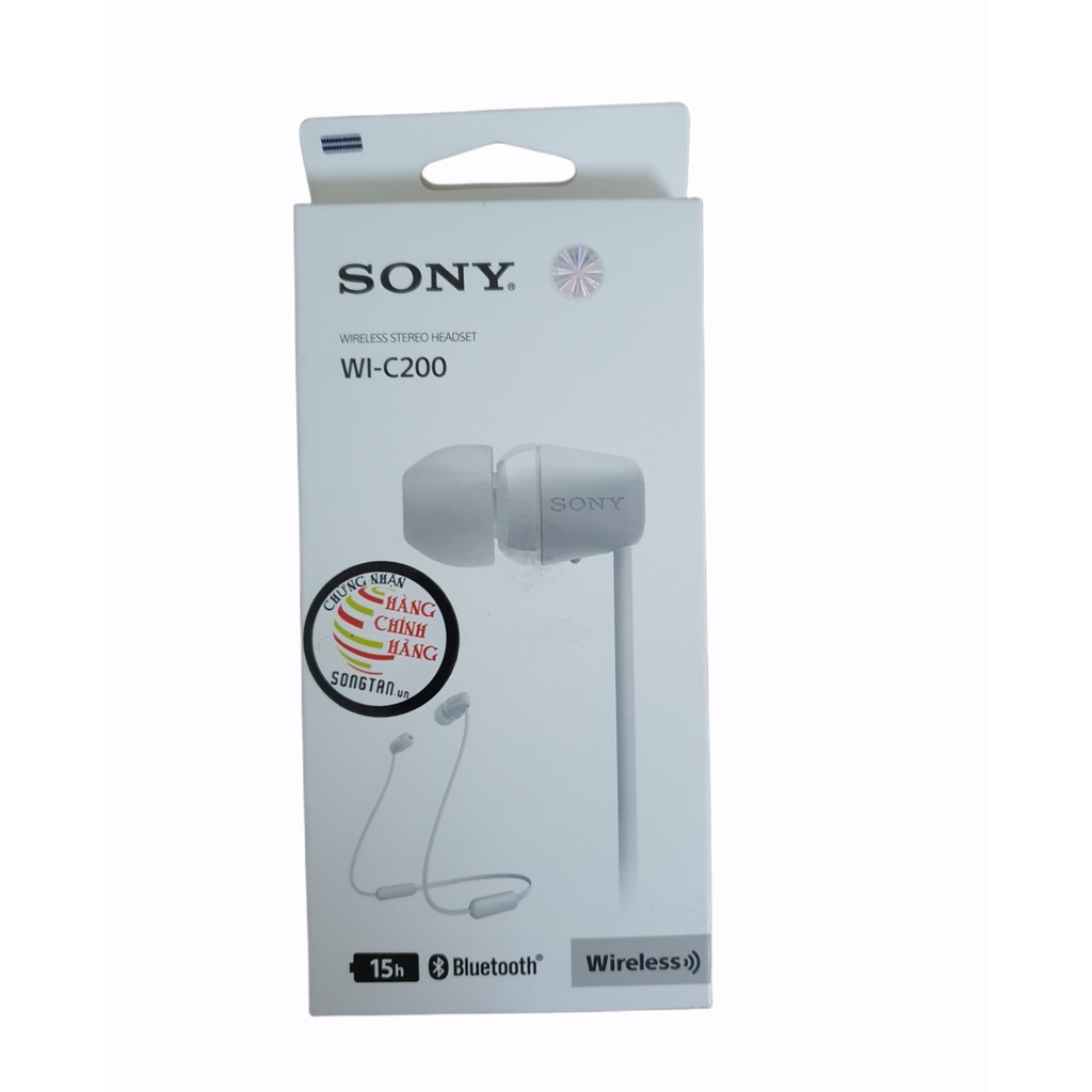 Tai nghe Bluetooth Sony WI-C200 | Hàng chính hãng | Bảo hành 12 tháng
