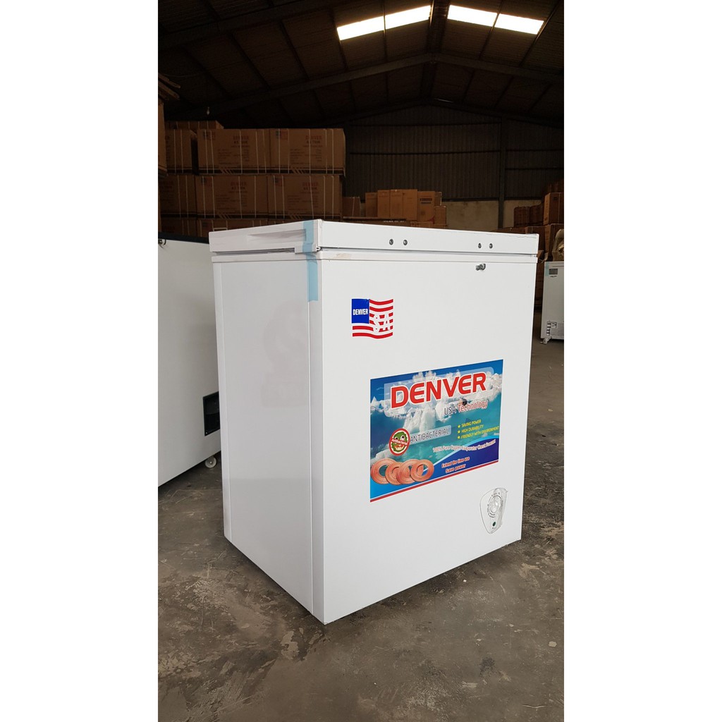 Tủ đông Denver 100lit AS-280MD 1 ngăn 1 cánh lật trữ sữa , kem, đồ đông lạnh ...