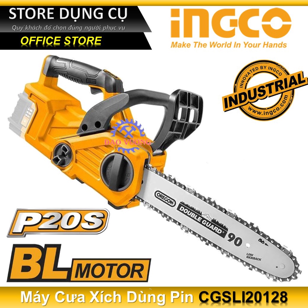 20V Thân máy cưa xích dùng pin INGCO CGSLI20128 | Động cơ không chổi than