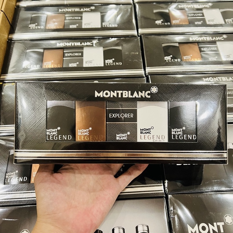 SET Nước Hoa Nam MontBlanc Legent Mini 5 Chai 4.5ML - GIFT SET MONT BLANC