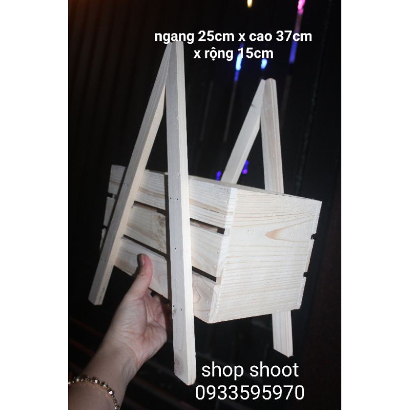 HỘP GỖ XÍCH ĐU DÙNG CẮM HOA