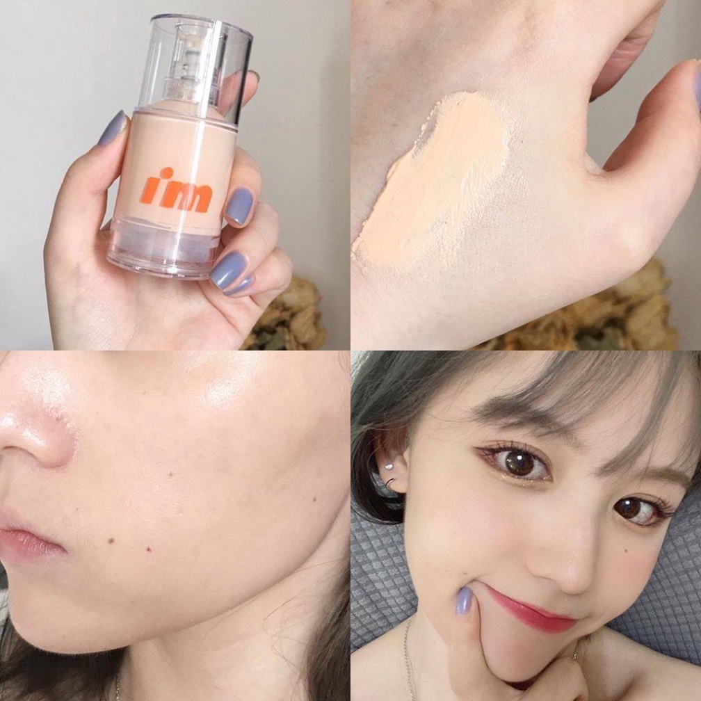 Kem nền mỏng nhẹ I'm Meme I'm Bare Skin Tone Color SPF45/PA++ 30ml - HONGS KOREA