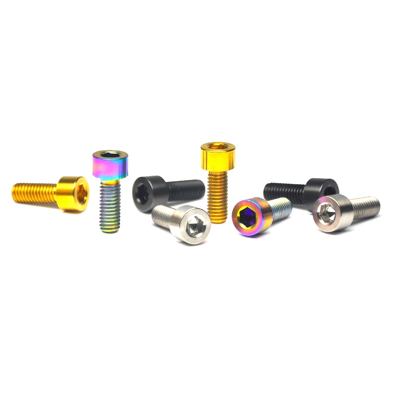 Ốc Vít Titan M5 x 10 12 16 18 20 25mm Chuyên Dụng Cho Xe Đạp