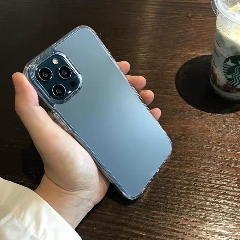 Ốp lưng Likgus nhám iPhone 13, 13 Pro, 13 Pro Max, 12, 12 Pro, 12 Pro Max trong nhám viền gờ cao chống sốc không ố màu
