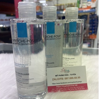 Nước Tẩy Trang La Roche-Posay Micellar Water Ultra Sensitive Skin - Làm Sạch Sâu Cho Da Nhạy Cảm  400ml