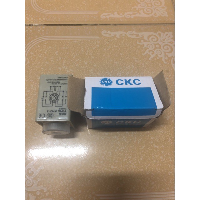 Relay timer, rơle thời gian, hẹn trễ CKC AH3-3 220V