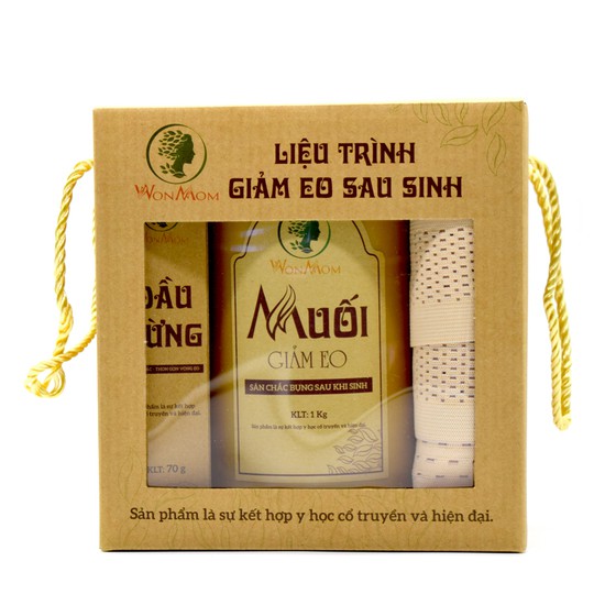 Combo Liệu trình chườm bụng, giảm eo sau sinh Wonmom