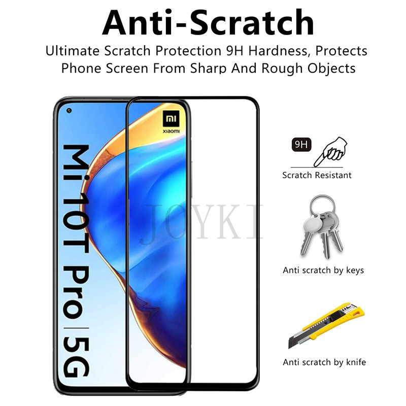 Kính Cường Lực 9h 9d Bảo Vệ Toàn Diện Cho Xiaomi Mi Poco X3 F1 X2 9t 10t Pro Lite 10 Ultra 9 Se 8 Lite A3 Cc9 E Note 10 Lite Pro