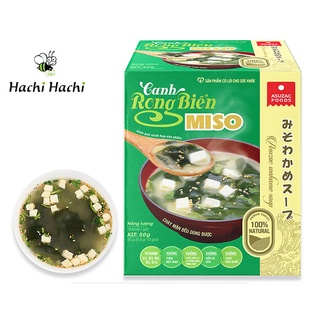 Canh rong biển đậu hủ miso asuzac 40gchay mặn đều dùng được - ảnh sản phẩm 1