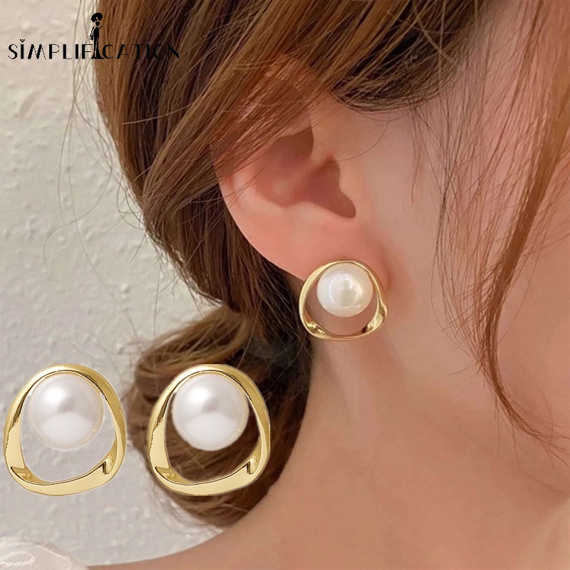 Bông Tai Ngọc Trai Thời Trang Hàn Quốc