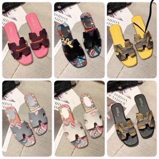 Dép hm hoạ tiết