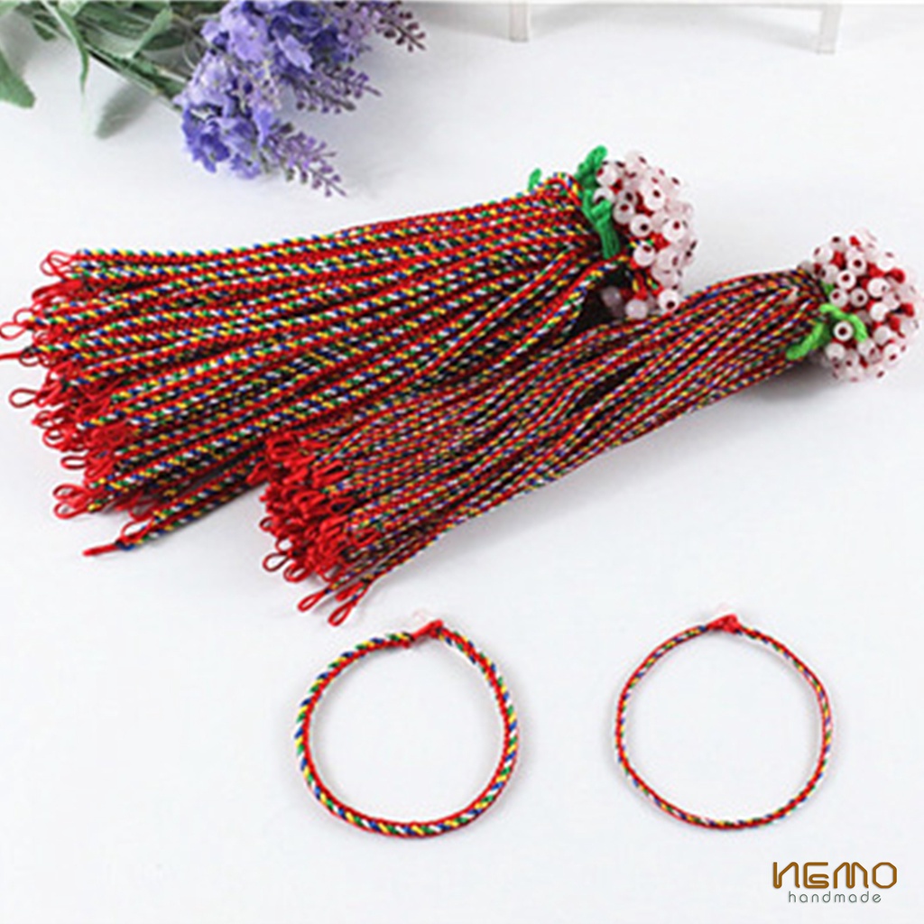 Vòng đeo tay ngũ sắc Bình An Nemo Handmade - DTEF