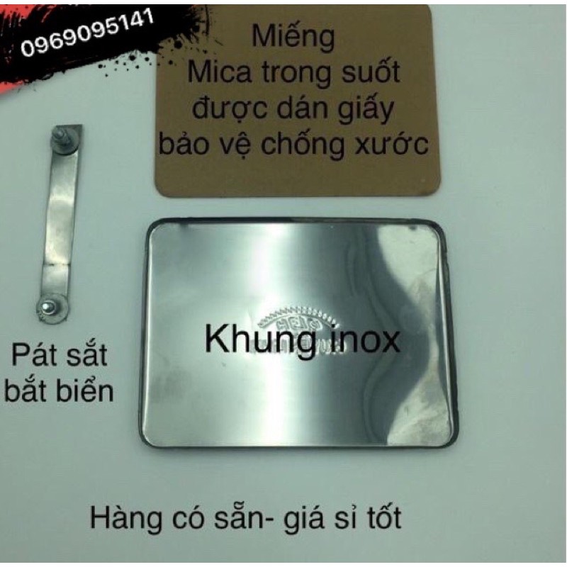 Biển ép chống nước xe máy giá rẻ