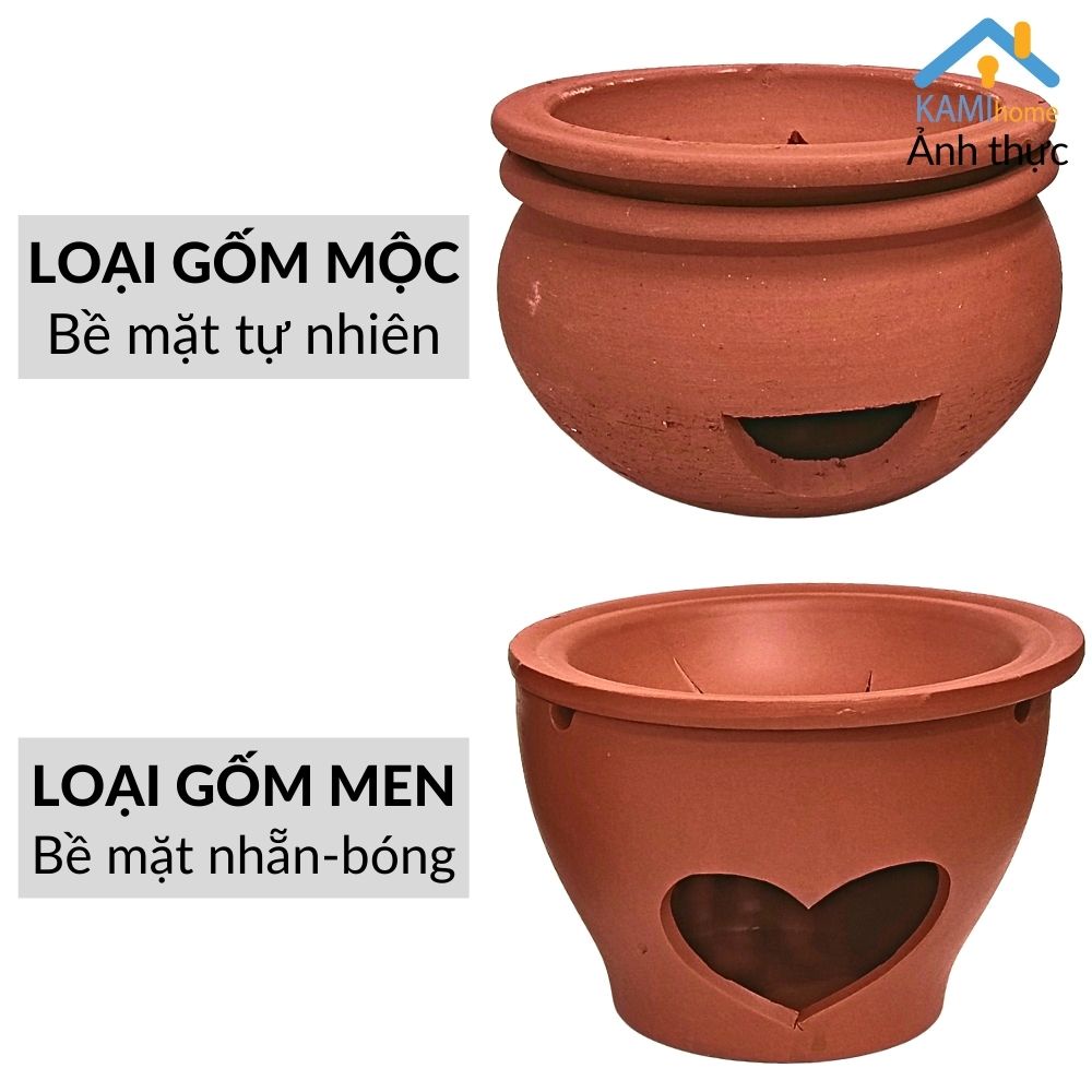 Bếp đốt xông bồ kết và thảo mộc sả chanh vỏ bưởi lá thơm phòng (Nhiều mẫu) mã 25014