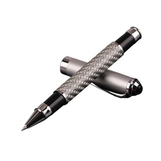Bút Bi Mực Đen Vỏ Sợi Carbon