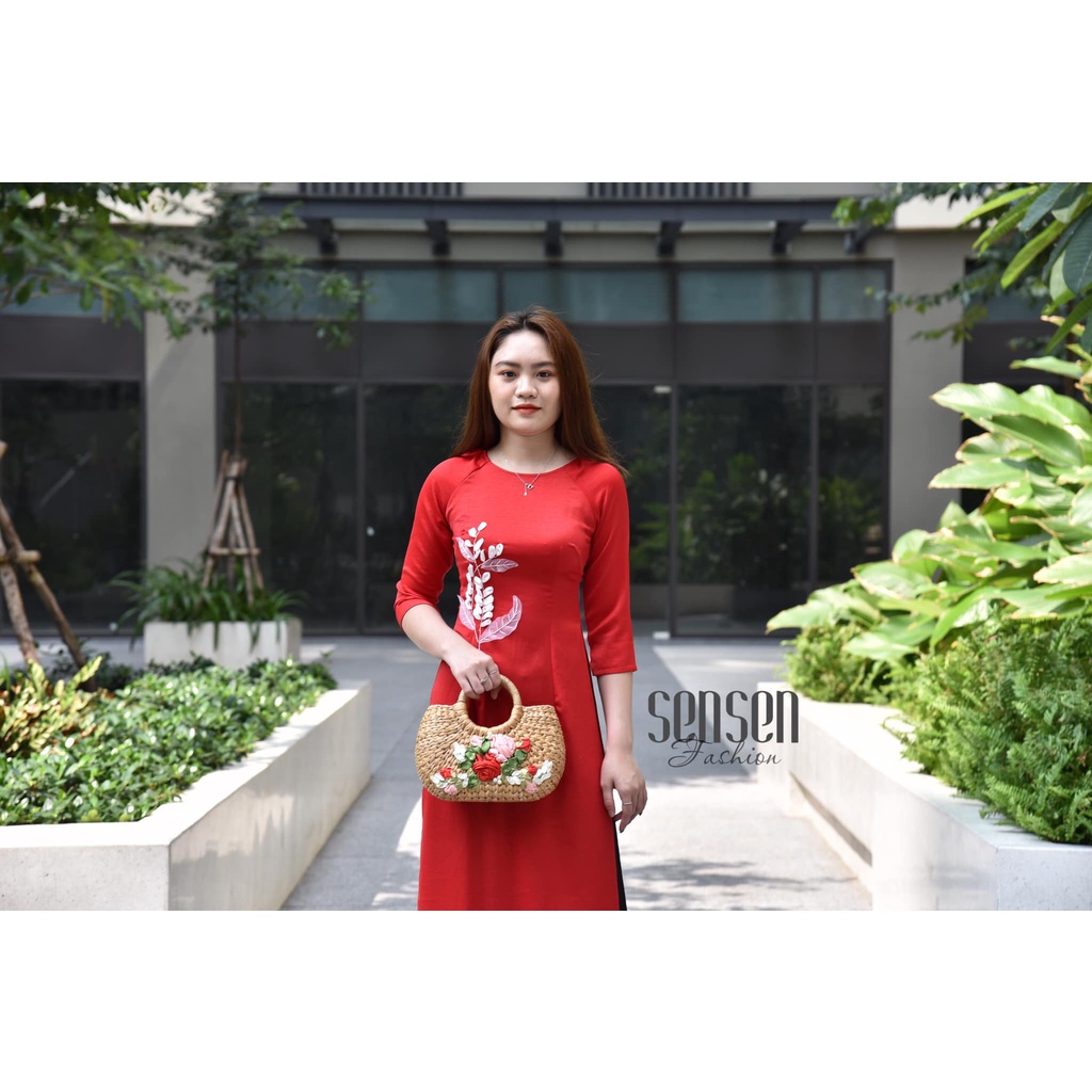 Áo Dài Truyền Thống Hàng Việt Nam Chất Lượng Cao Mã AD518