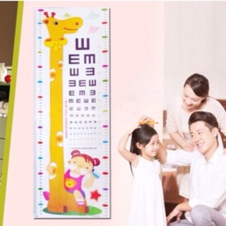 Decal dán tường đo chiều cao