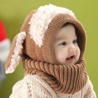 MŨ LEN LÔNG CỪU SIÊU ẤM CHO BÉ