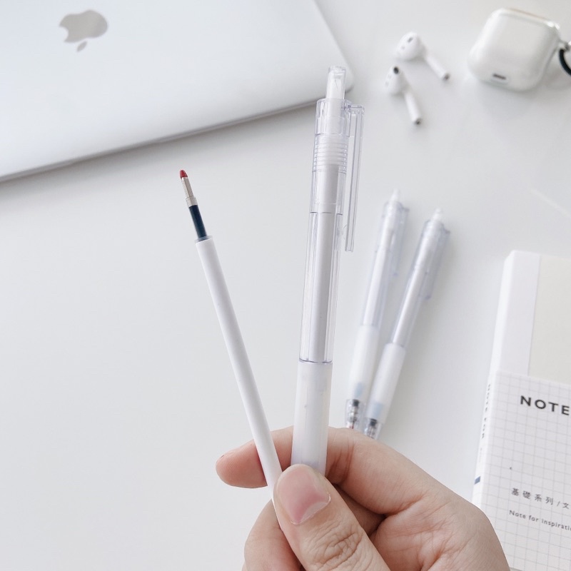 BÚT GEL ĐEN 0.5mm PHONG CÁCH MUJI TỐI GIẢN