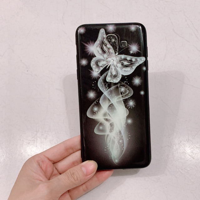 Ốp lưng sm sung A6+,A6 Plus,J8 Bướmm trâng
