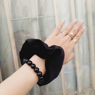 Combo 2 cái Cột tóc nhung trơn mã 1012 (kt: 9-11cm)