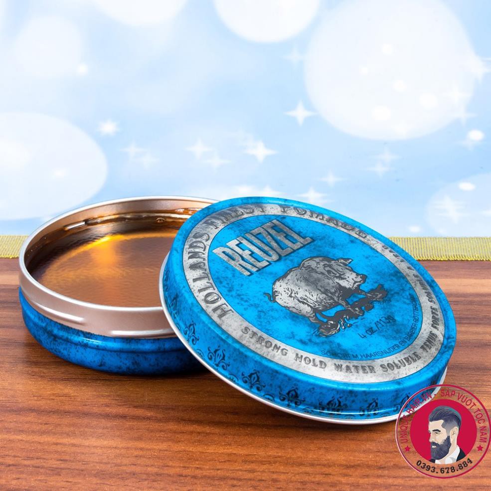 Chiết Dùng Thử : Sáp vuốt tóc Reuzel Blue pomade  ! Travel Size 10-20-30g