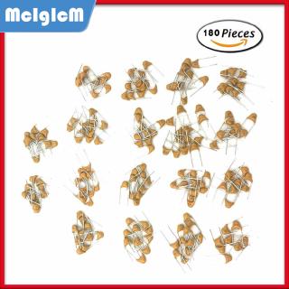 Set 180 tụ gốm 20PF-105(1UF) 50V 5.08mm chuyên dụng