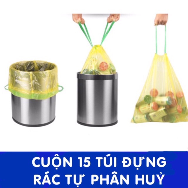 Cuộn 15 túi đựng rác thông minh