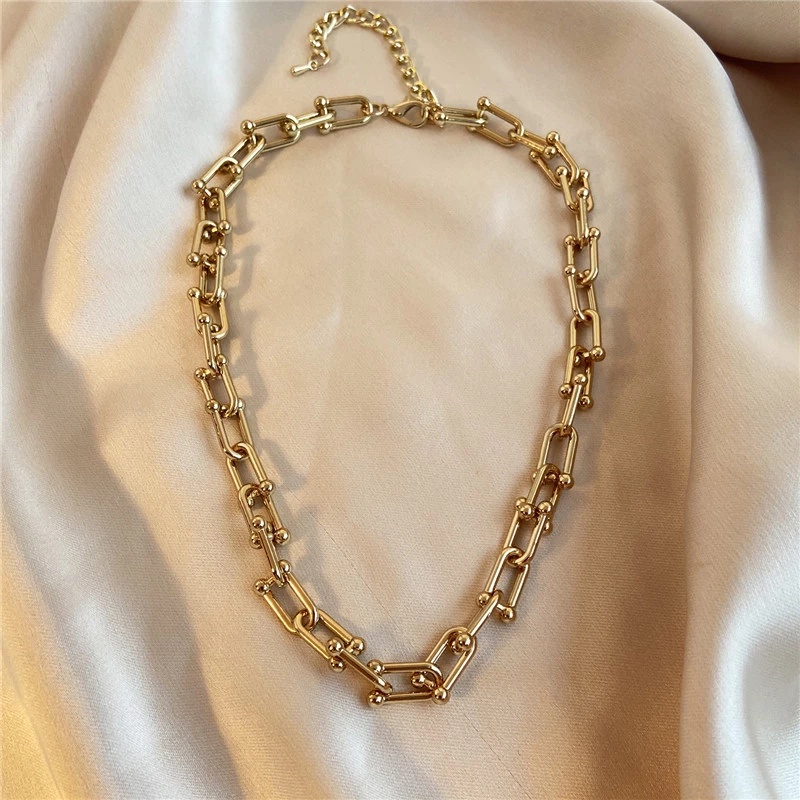 IF ME Vòng cổ Nhiều Lớp Mạ Vàng Thời Trang Dành Cho Nữ