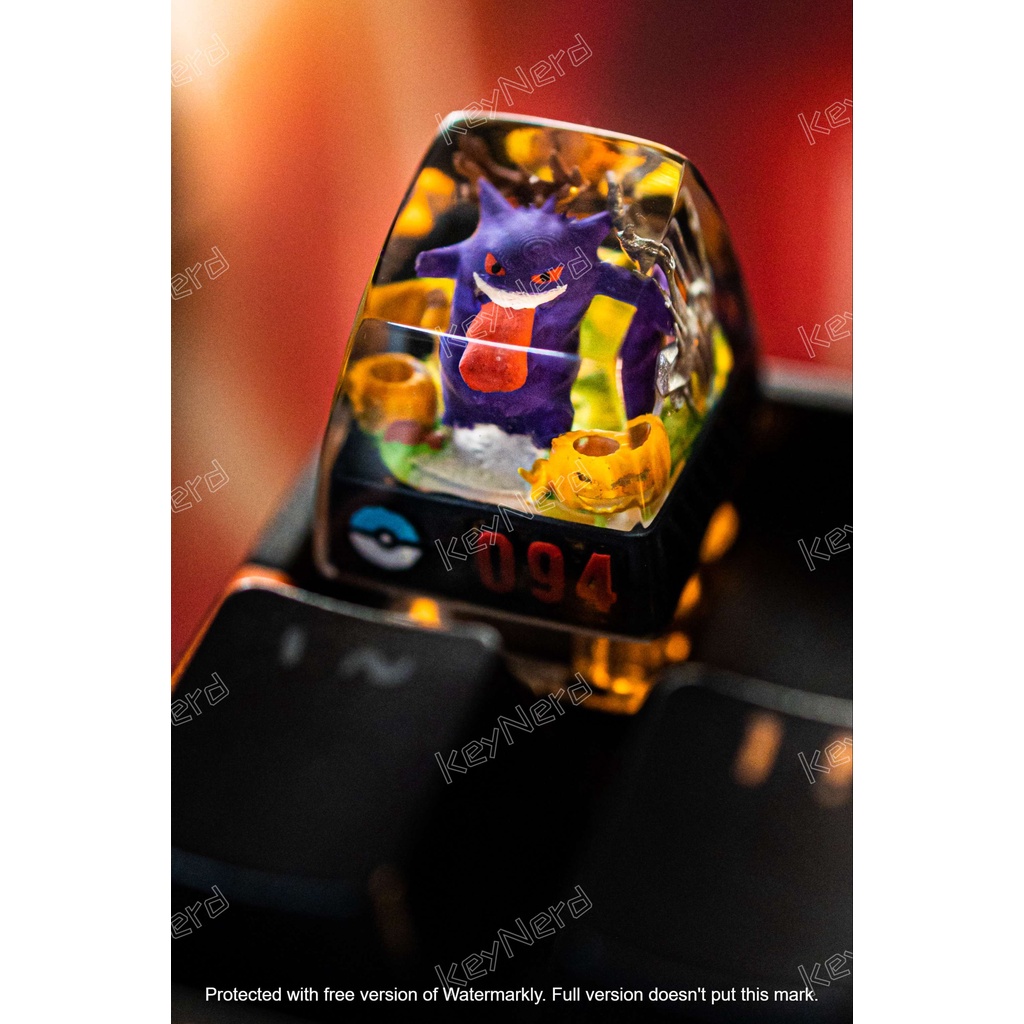 Keycap resin pokemon - nút bàn phím cơ - artisan