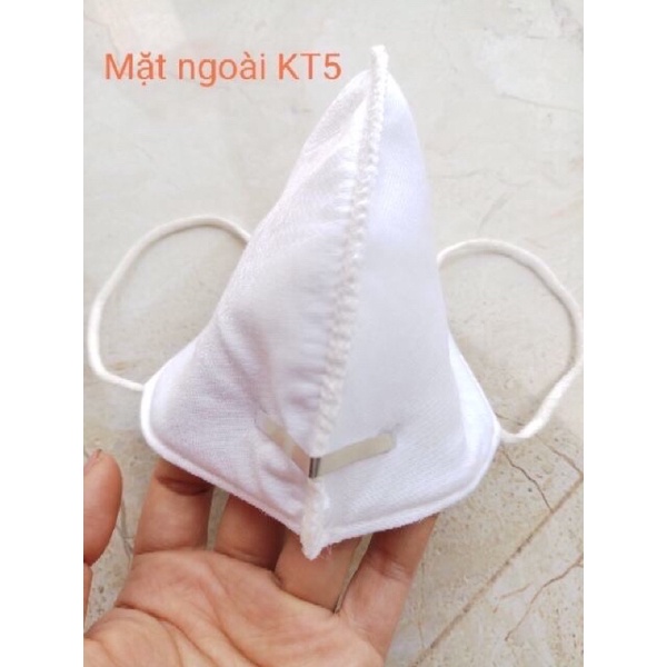 Khẩu trang kt5 3 lớp chống bụi, kháng khuẩn tái sử dụng được nhiều lần