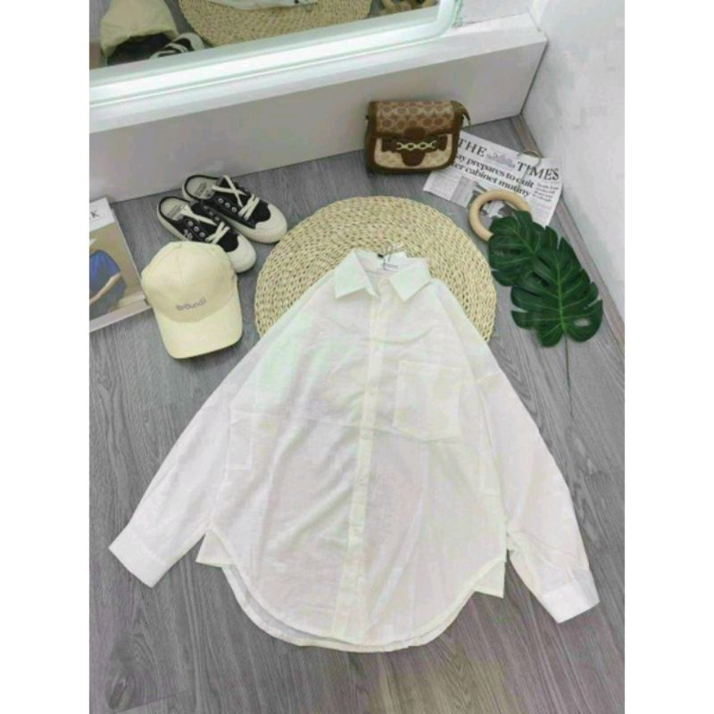 Áo sơ mi đũi nữ 1 túi trước cực chất hàng cao cấp(Full màu)