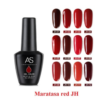 Sơn gel as đỏ mã jh, maratasa red, chai 15ml