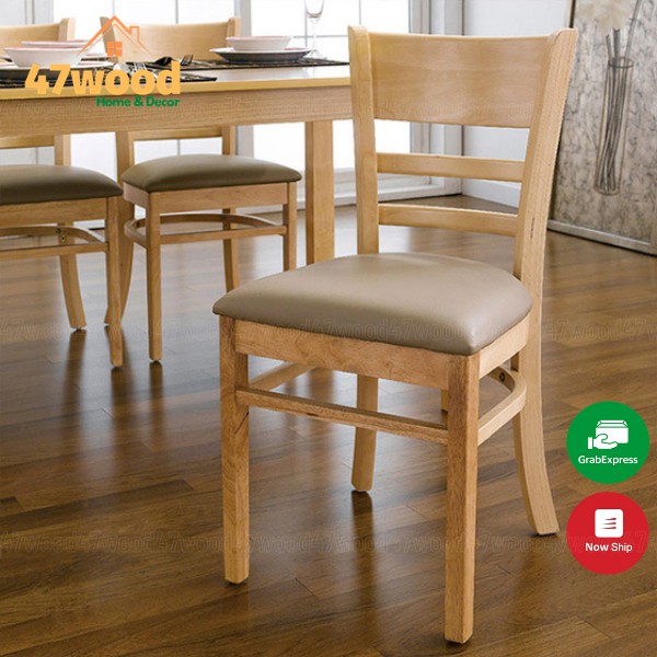 Ghế làm việc mặt nệm giá rẻ - Ghế cafe, ghế bàn ăn 47wood