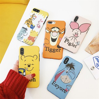 S710👐Iphone7/7P/8/8P/X Phone ỐPs Winnie The Pooh Soft Shell IMD Protective ỐPs