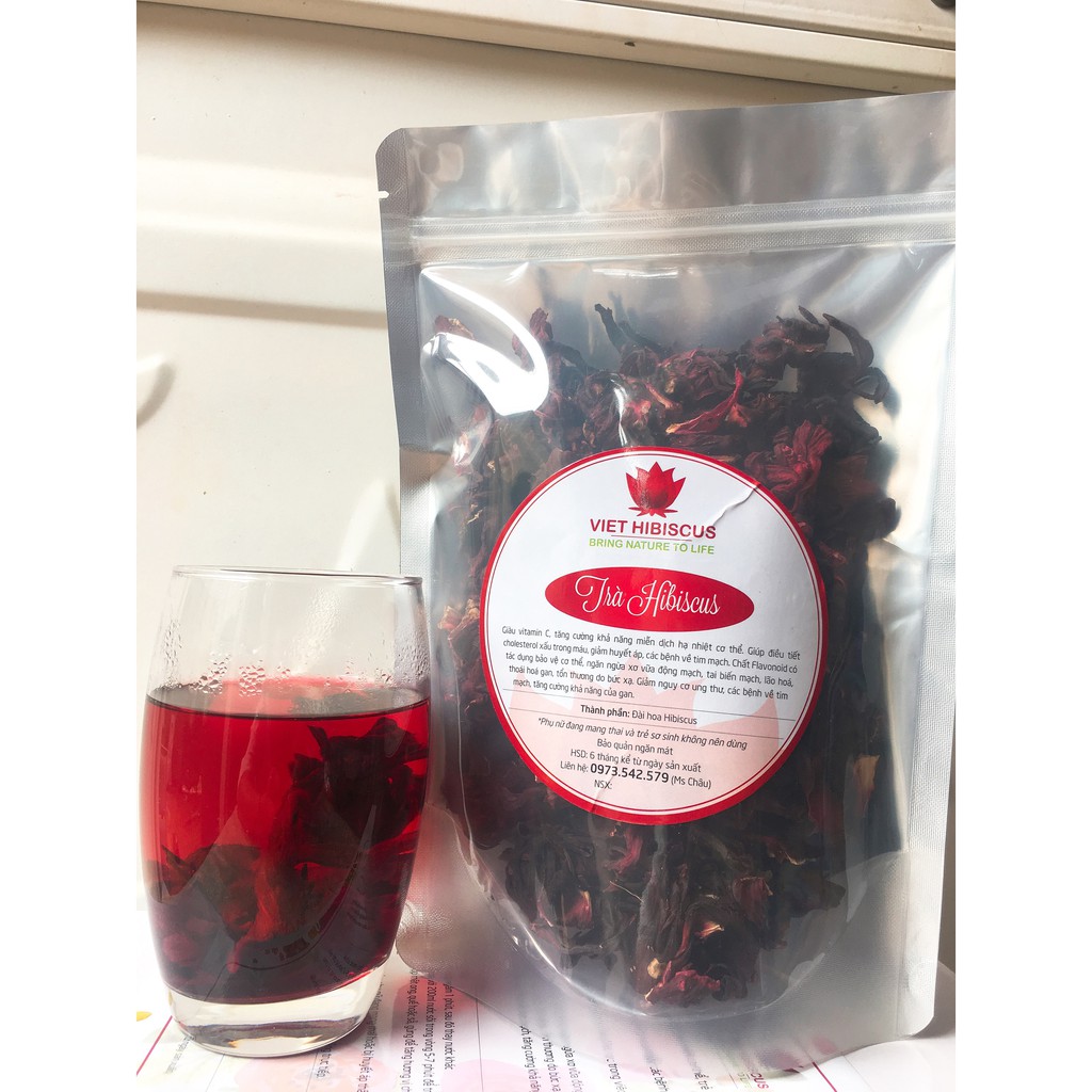 Combo Mứt Hibiscus + Trà + Siro Atiso đỏ cực thích