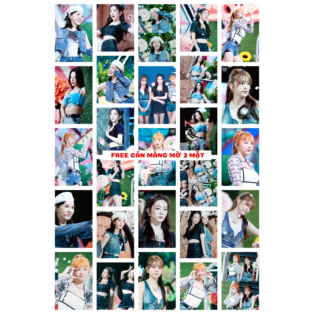 Lomo card 54 ảnh Red Velvet - Queendom - Inkigayo