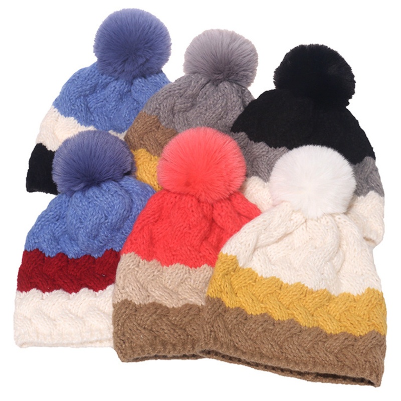 Mũ Dệt Kim Phối Màu Đơn Giản Thời Trang Cho Nam Và Nữ