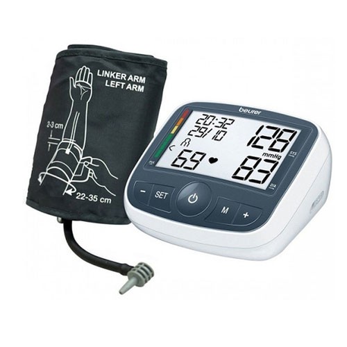 Máy đo huyết áp bắp tay Beurer BM40 kèm Adapter - Hàng chính hãng