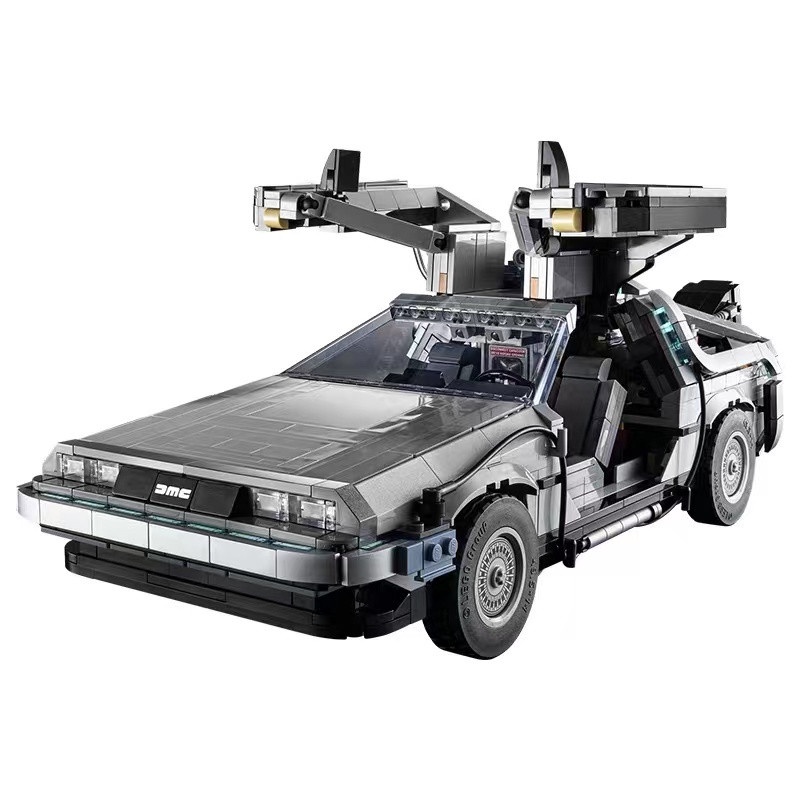 Đồ chơi Lắp ráp mô hình Technic 99998 Back to the Future Time Machine Siêu Xe BTTF Delorean 3 in1