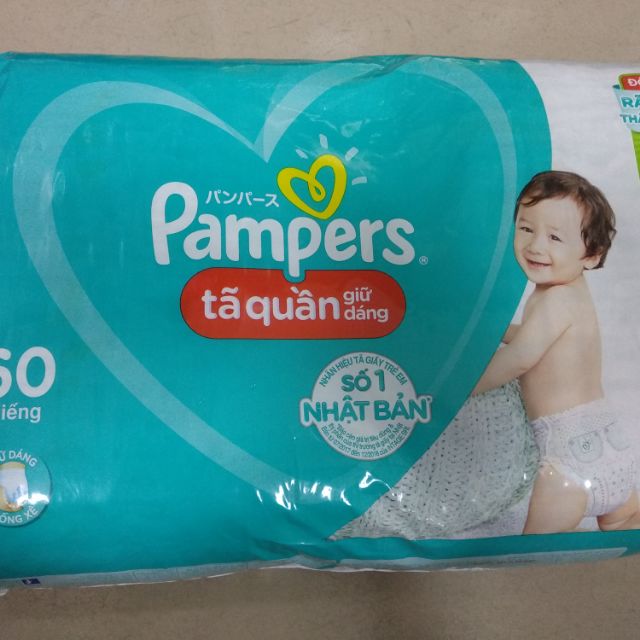 Bỉm quần Pamper size M 60 quần