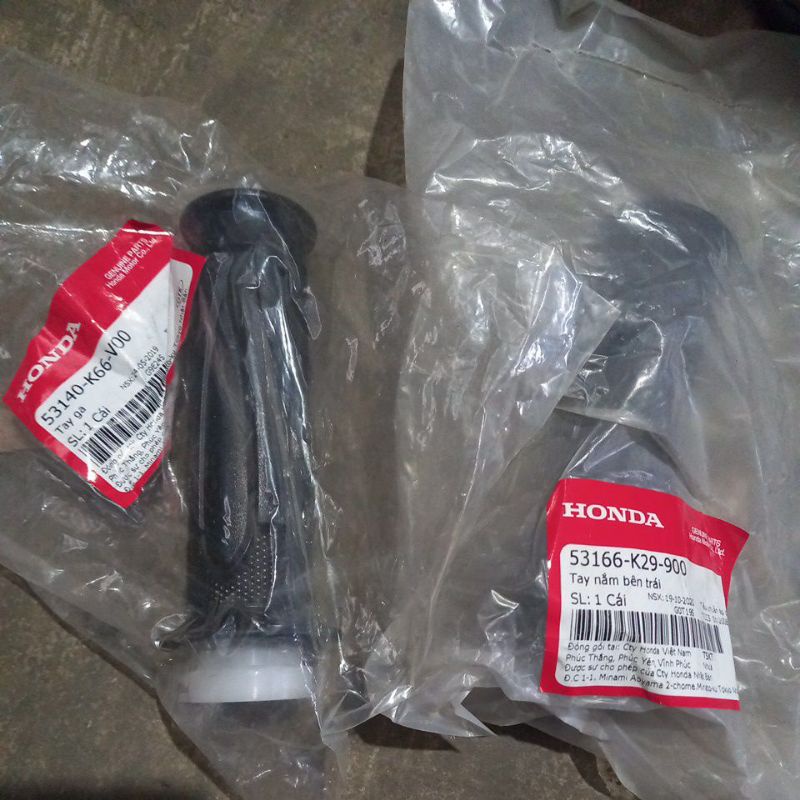 Bộ cao su tay nắm lắp cho Airblade 2016 đến 2019 , và shmode  dây ga chính hãng honda